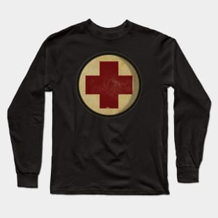 Vintage Medic Cross Long Sleeve T-Shirt